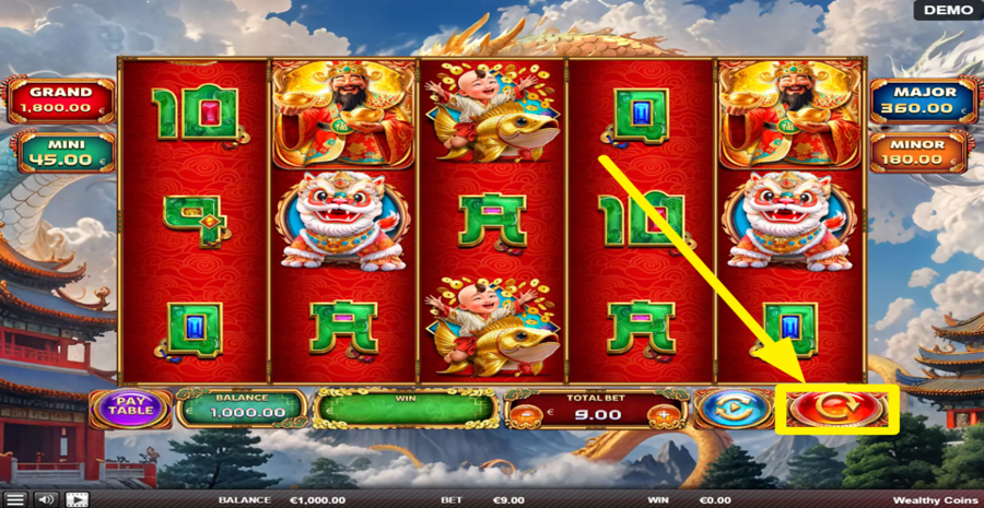 Wealthy Coins Spin