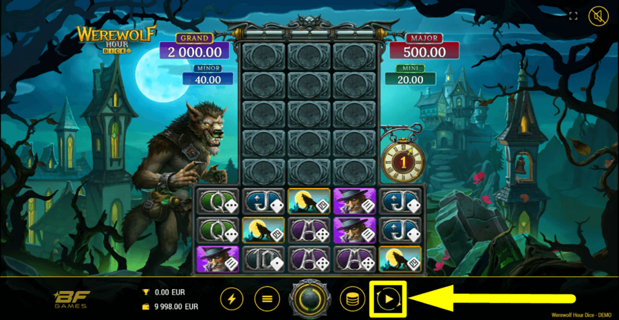 Werewolf Hour Dice Autoplay Feature