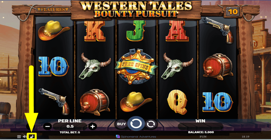 Western Tales Bounty Pursuit Turbo Feature