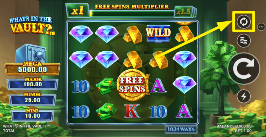 Whats In The Vault Autoplay