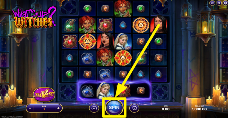 Whats Up Witches Spin