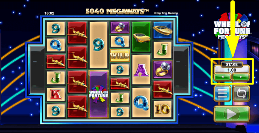 Wheel Of Fortune Megaways Bet Value