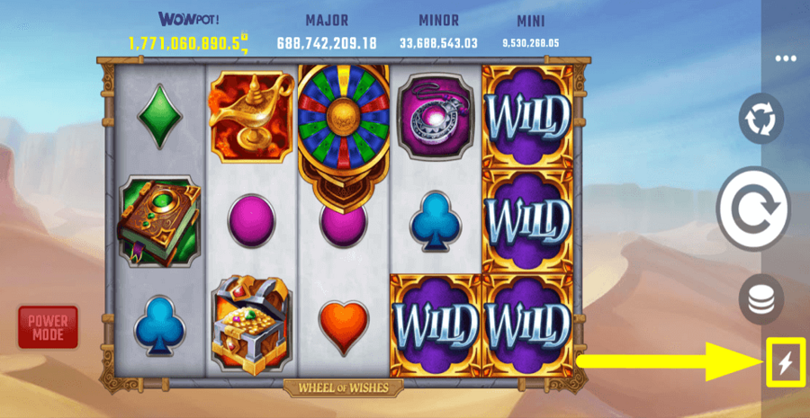 Wheel Of Wishes Quick Spin Feature