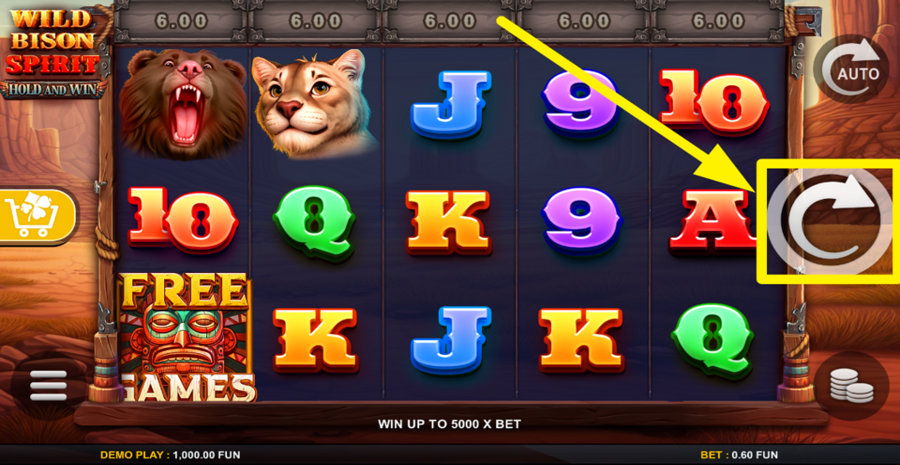 Wild Bison Spirit Hold And Win Spin