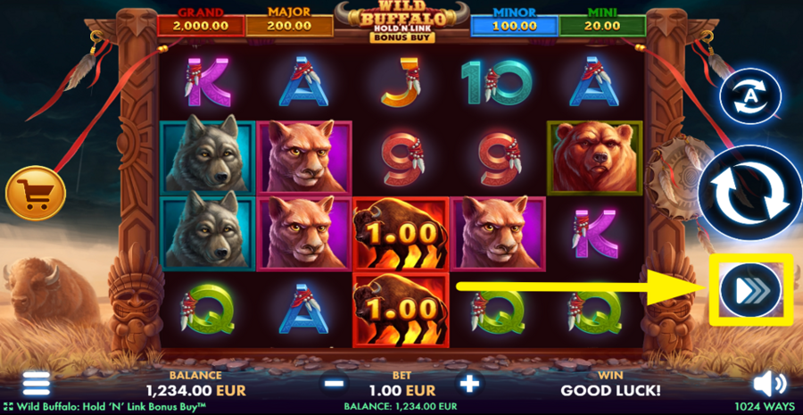 Wild Buffalo Hold N Link Bonus Buy Turbo