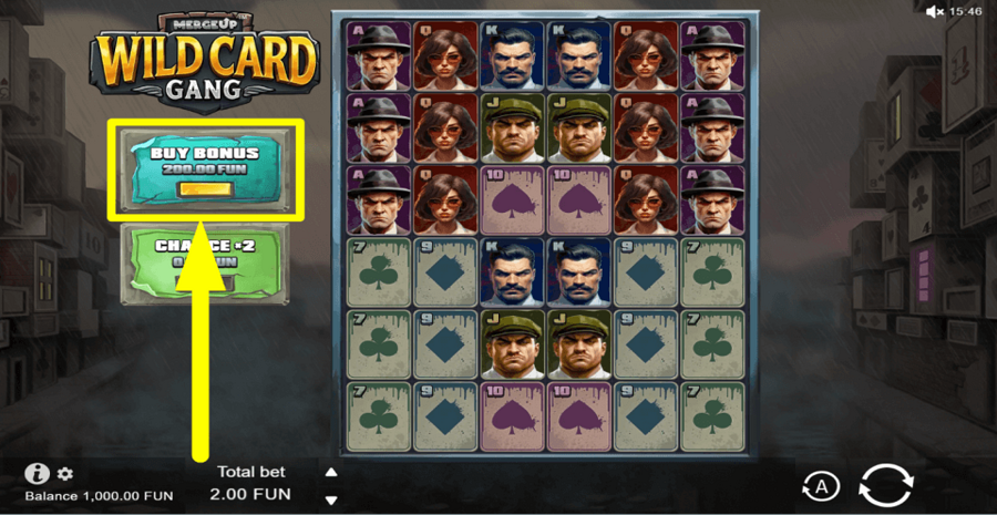 Wild Card Gang Buy Feature