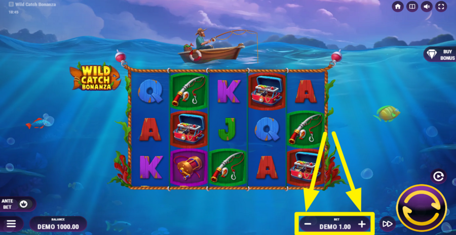 Wild Catch Bonanza Adjust Bet