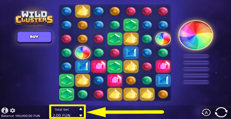 Wild Cluster Bet Value