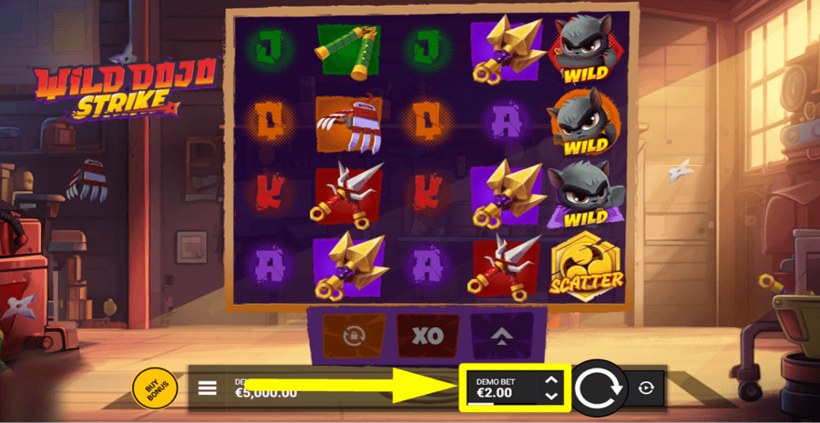 Wild Dojo Strike Bet Value