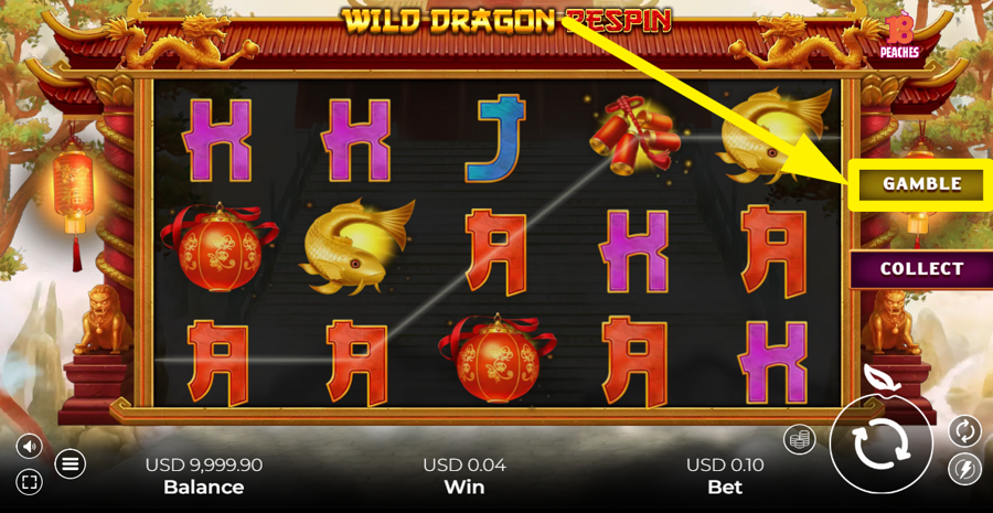 Wild Dragon Respin Gamble