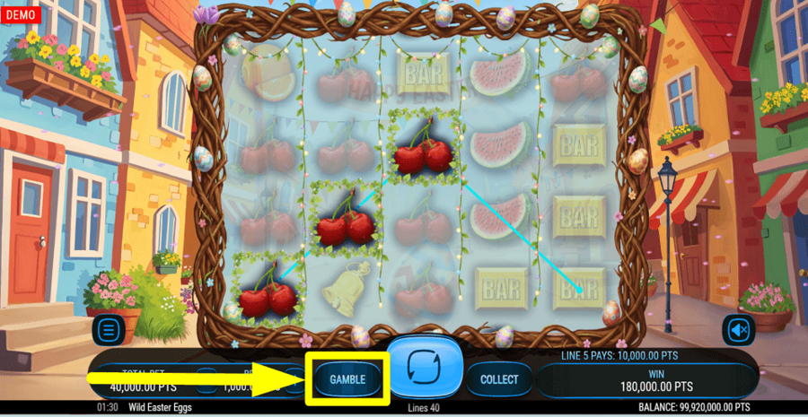 Wild Easter Eggs Gamble Feature