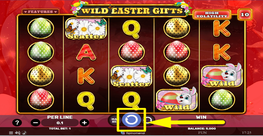 Wild Easter Gifts Spin Button