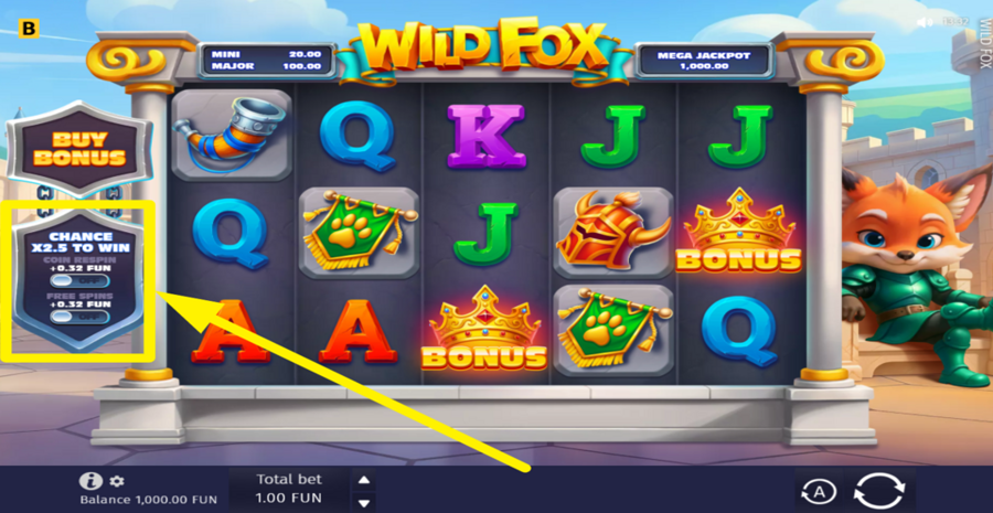 Wild Fox Bet Boost