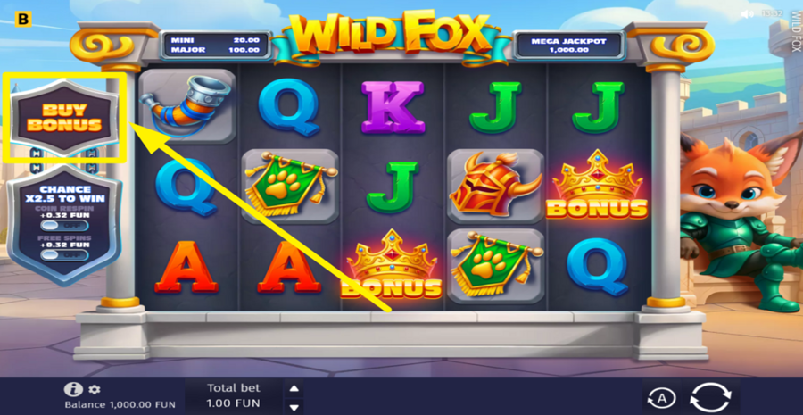 Wild Fox Buy Bonus