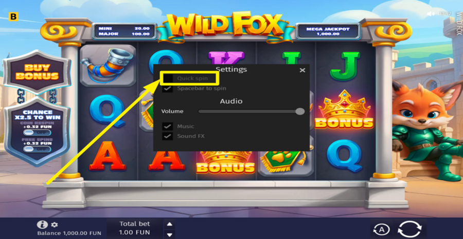 Wild Fox Quick Spin