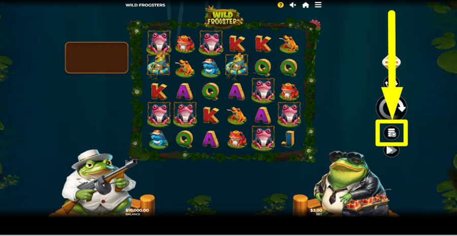 Wild Frogsters Bet Value