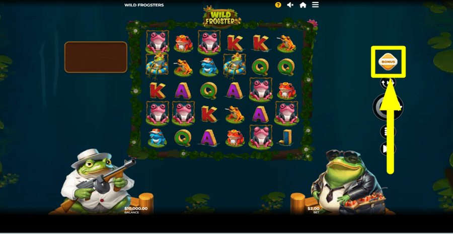 Wild Frogsters Bonus Feature