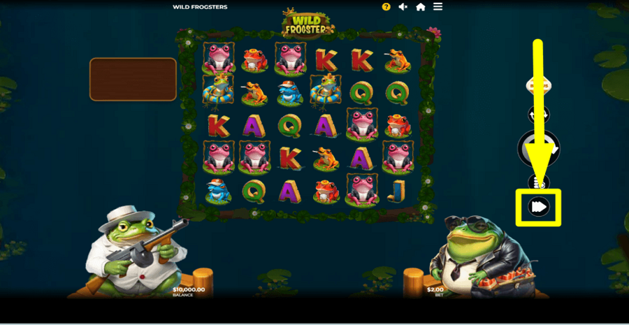 Wild Frogsters Turbo Feature