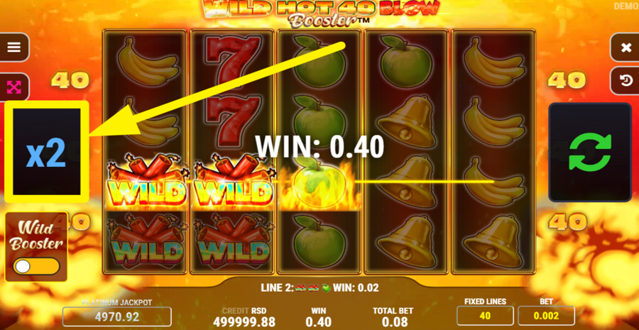 Wild Hot 40 Blow Booster Gamble