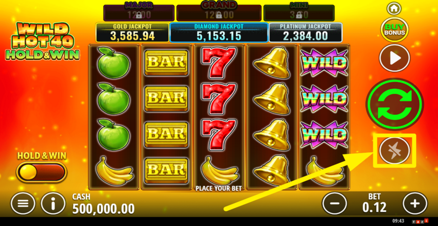 Wild Hot 40 Hold And Win Turbo