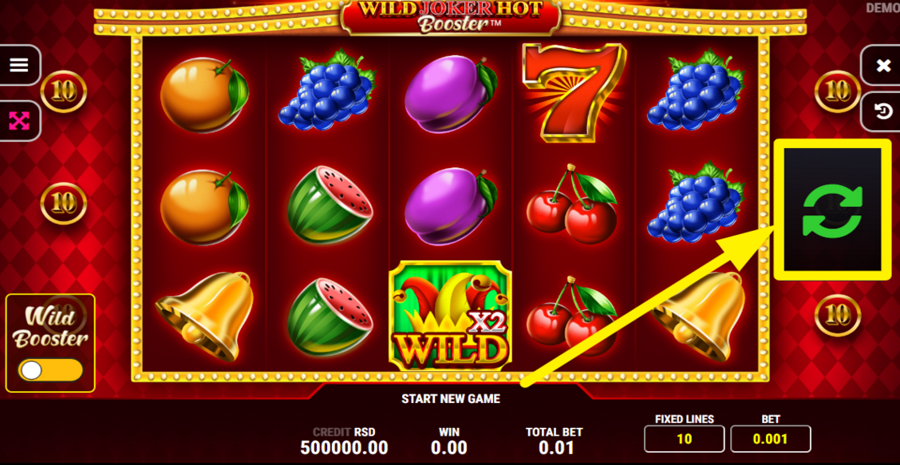 Wild Joker Hot Booster Spin
