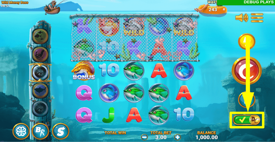 Wild Money Bass Double Chance Feature