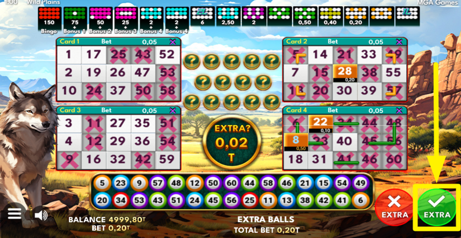 Wild Plains Extra Ball