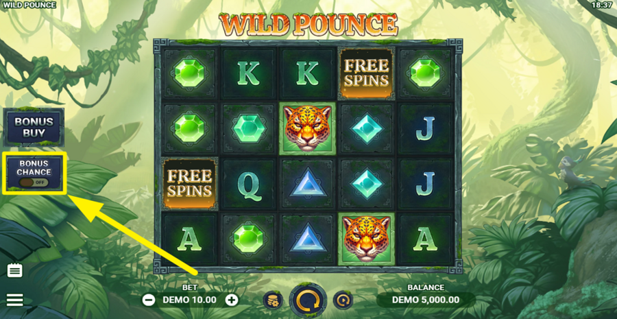 Wild Pounce Bonus Chance