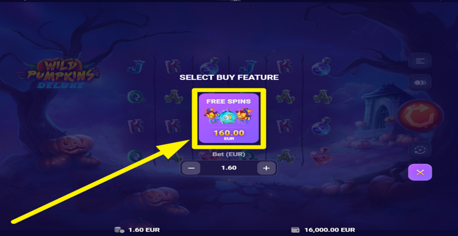 Wild Pumpkins Deluxe Buy Bonus