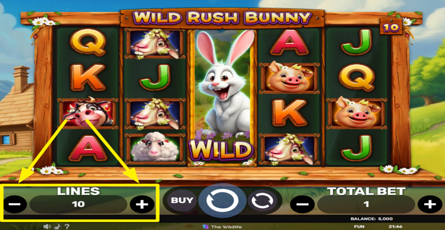 Wild Rush Bunny Adjust Lines