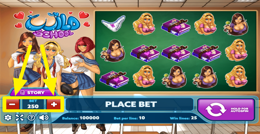 Wild School Adjust Bet