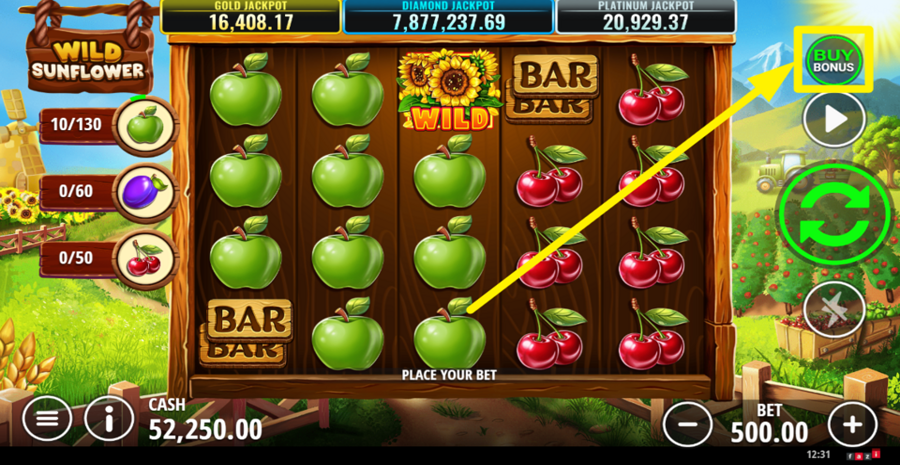 Wild Sunflower Buy Bonus
