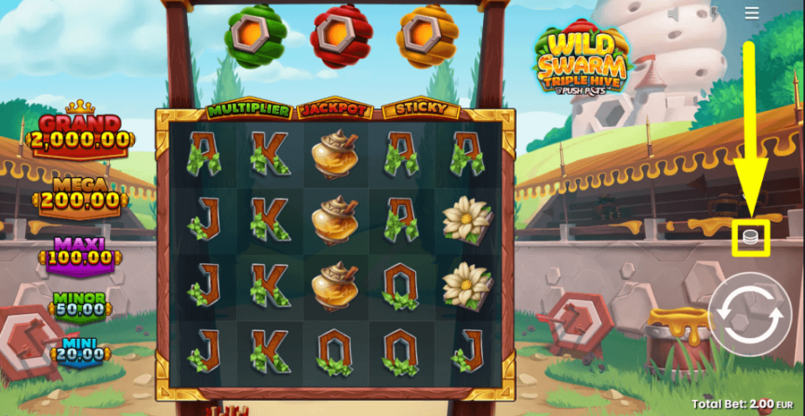 Wild Swarm Triple Hive Bet Value