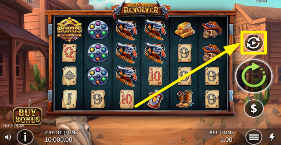 Wild West Revolver Autoplay