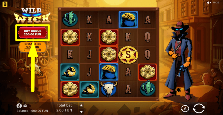 Wild Wick Buy Feature