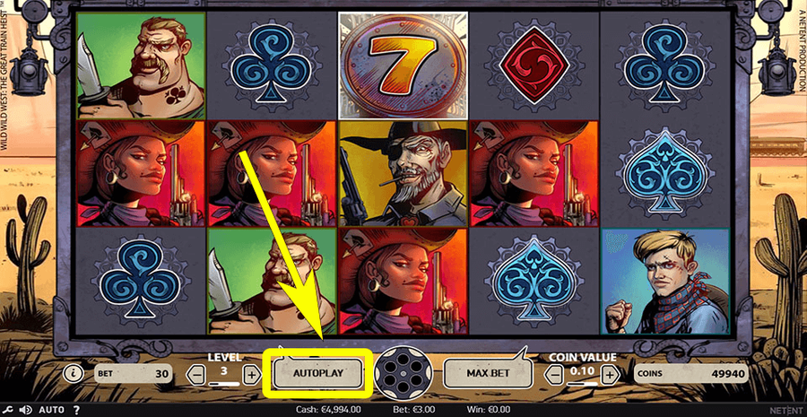 Wild Wild West The Great Train Heist Autoplay