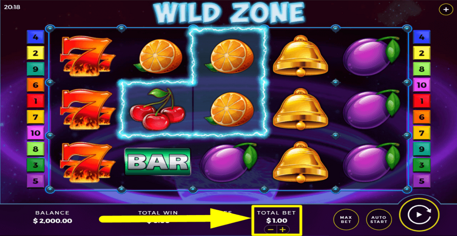 Wild Zone Bet Value