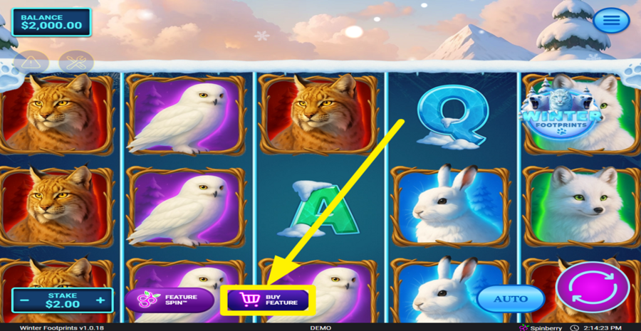 Winter Footprints Buy Feature