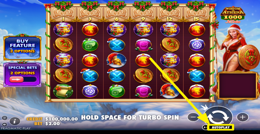 Wisdom Of Athena 1000 Xmas Autoplay