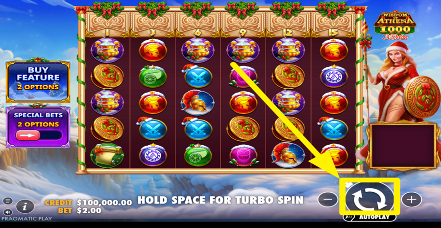 Wisdom Of Athena 1000 Xmas Spin