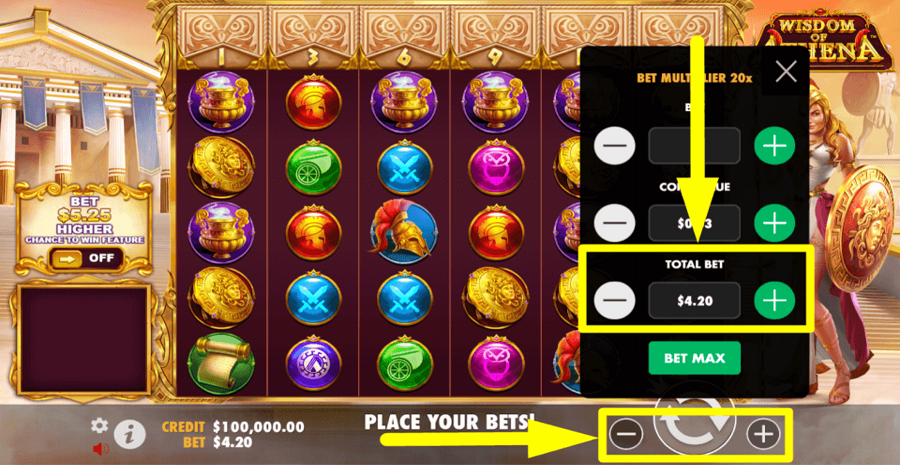 Wisdom Of Athena Total Bet Value