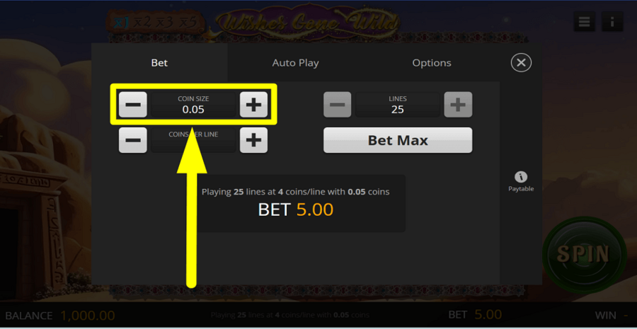 Wishes Gone Wild Coin Size