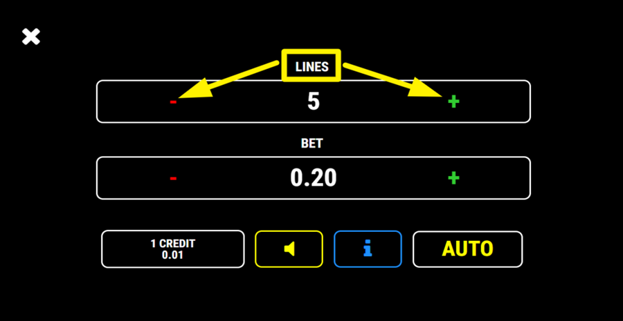 Wizard Choose Bet Lines