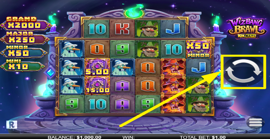 Wizbang Brawl 10k Ways Spin