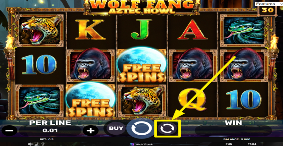 Wolf Fang Aztec Howl Autoplay