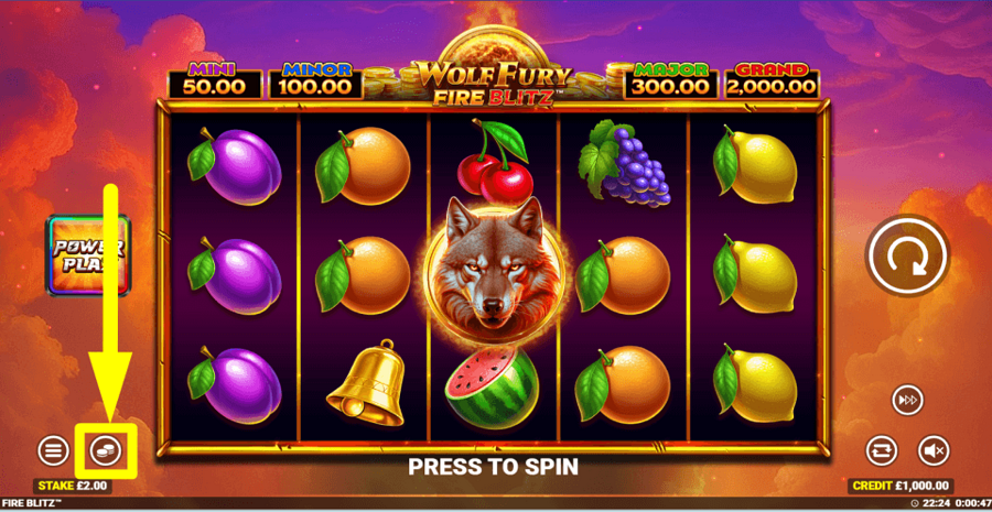 Wolf Fury Fire Blitz Bet Value