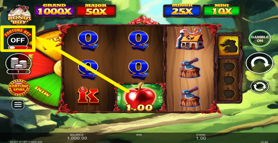 Wolf It Up 3 Reeler Fortune Bet