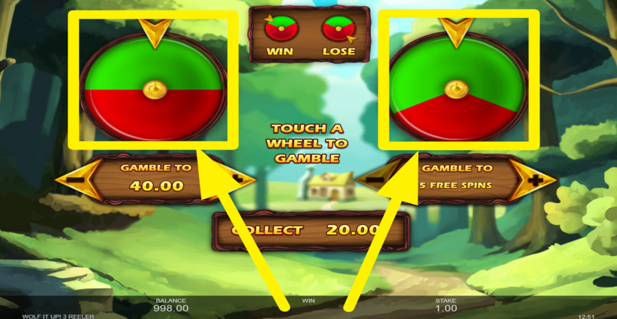 Wolf It Up 3 Reeler Gamble