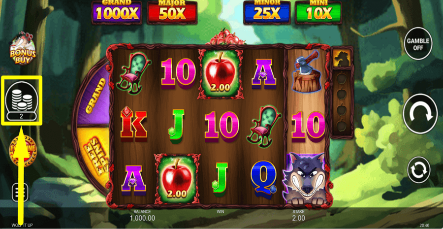 Wolf It Up Bet Value