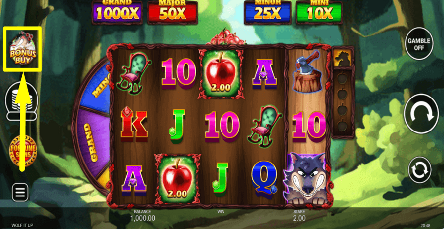 Wolf It Up Buy Feature